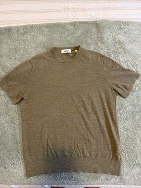 Buck Mason Short Sleeve Crewneck T-Shirt in Olive Green